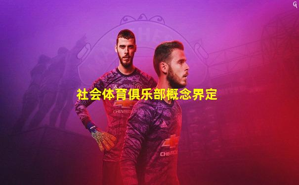 社会体育俱乐部概念界定